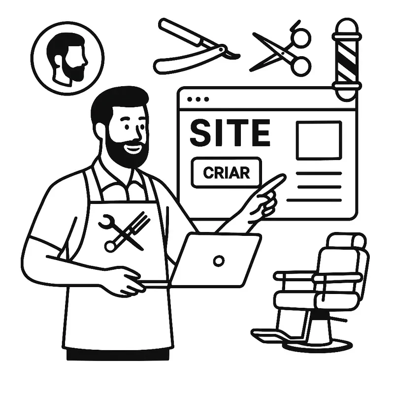 Criação de sites para barbearia 3