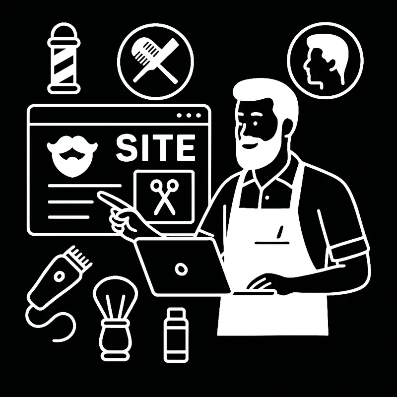 Criação de sites para barbearia 4