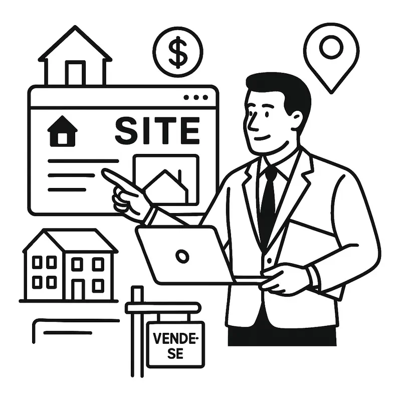 Site para corretor de imóveis 1